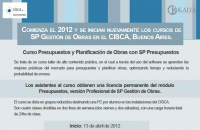 Inician los cursos 2012 de SP Gesti�n de Obras en Argentina 