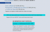 Ultimo Curso de 2016 los Martes y Jueves - Comienzo 20 de Setiembre. 